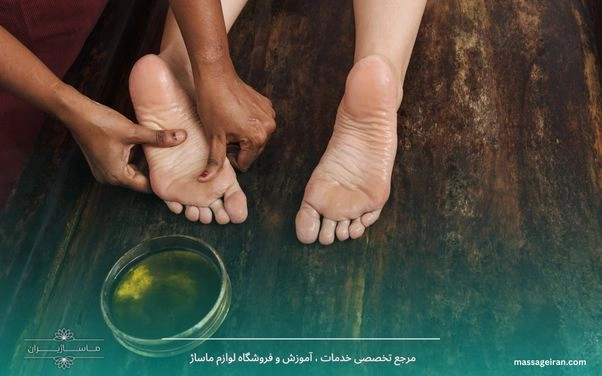 آموزش ماساژ کف پا با روغن سیاه دانه