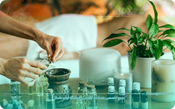 ماساژ صورت با روغن نارگیل